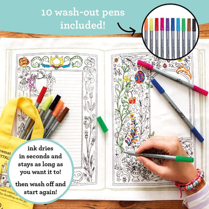 Eat Sleep Doodle - Placemat om te Kleuren - Sprookjes