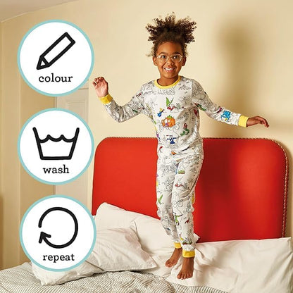 Eat Sleep Doodle - Pyjama om te Kleuren - Sprookjes