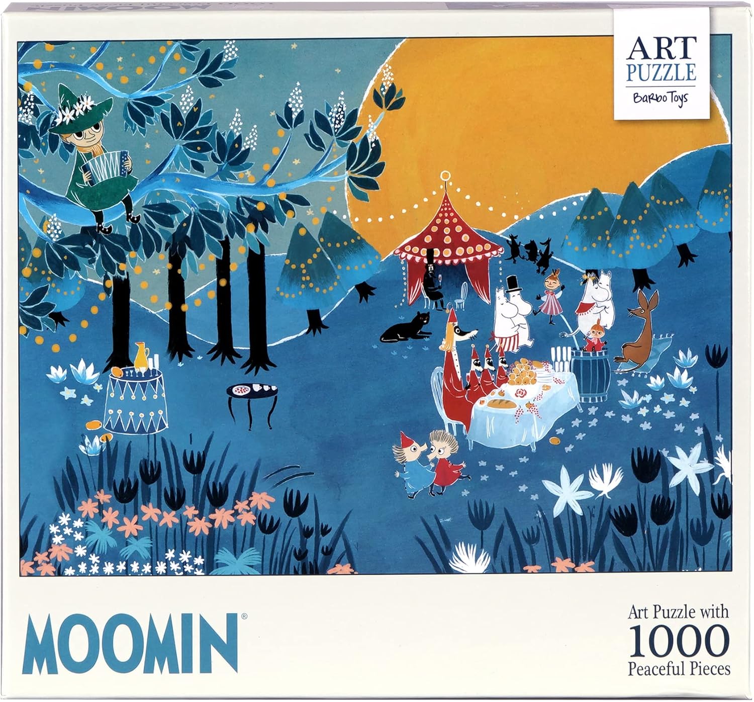 Barbo Toys - MuminsPuzzel 1000 stukjes - kleurrijke afbeeldingen van de Mumin-trol 70 cm x 50 cm