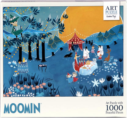 Barbo Toys - MuminsPuzzel 1000 stukjes - kleurrijke afbeeldingen van de Mumin-trol 70 cm x 50 cm