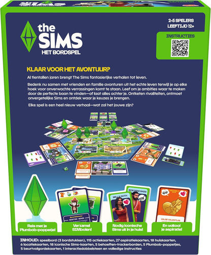 Goliath – The Sims Het Bordspel, Spel gebaseerd OP by Iconische Videospellen, Familiespel voor Kinderen vanaf 12 Jaar, Gezelschapsspel voor 2 tot en met 5 Spelers