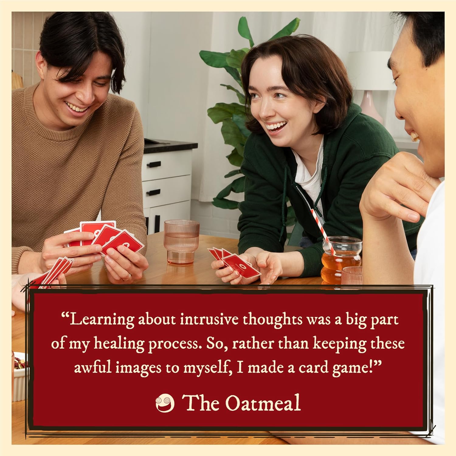 Exploding Kittens Horrible Therapist: Base Edition 3-8 Players - Ages 17+ - 15 Minutes to Play - Comic Building Game - Card Game, Ideal for Family Night Fun, Teens and Adult