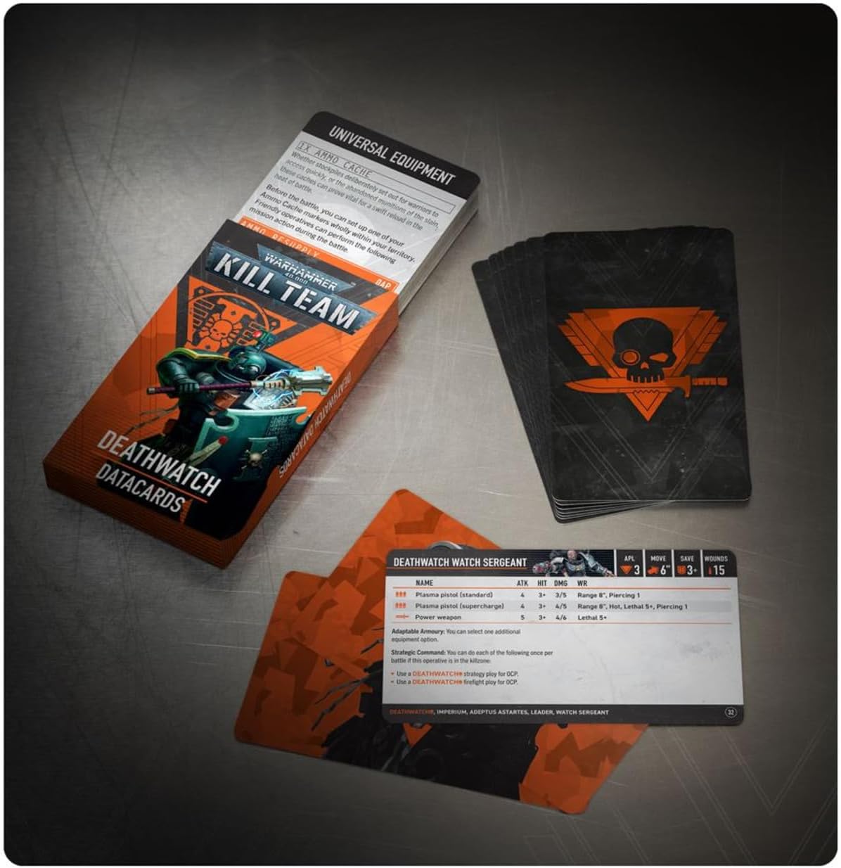 Games Workshop - Warhammer 40,000 - Kill Team Datacards: Deathwatch