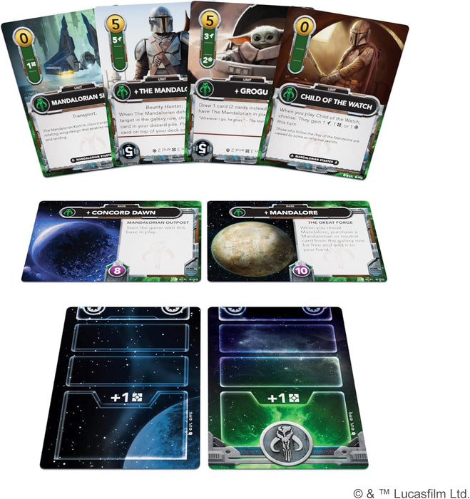Asmodee | Star Wars The Deckbuilding Game: The Mandalorian Faction Pack | Card Game Expansion | Ages 12+ | 2-3 Players | 30 Minutes Playing Time