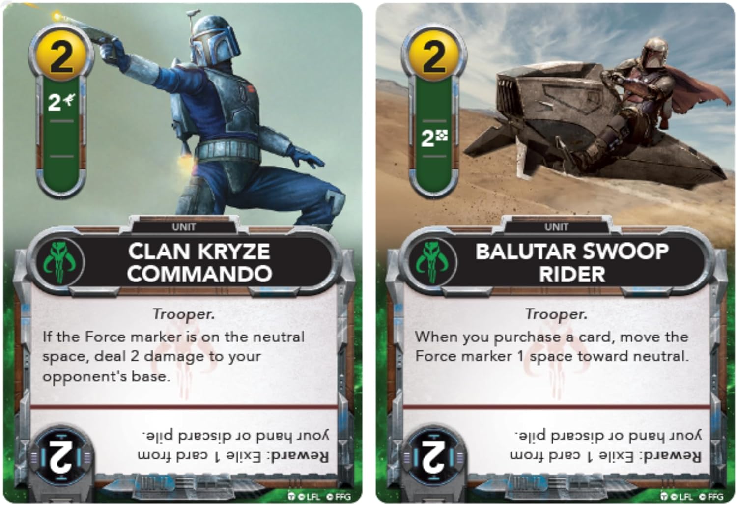 Asmodee | Star Wars The Deckbuilding Game: The Mandalorian Faction Pack | Card Game Expansion | Ages 12+ | 2-3 Players | 30 Minutes Playing Time