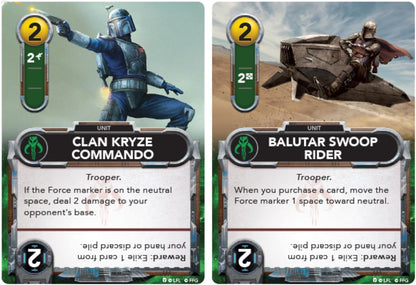 Asmodee | Star Wars The Deckbuilding Game: The Mandalorian Faction Pack | Card Game Expansion | Ages 12+ | 2-3 Players | 30 Minutes Playing Time