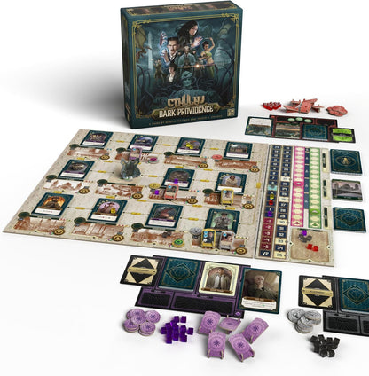 CMON | Cthulhu: Dark Providence | Board Game | Ages 14+ | 1-5 Players | 90+ Minutes Playing Time