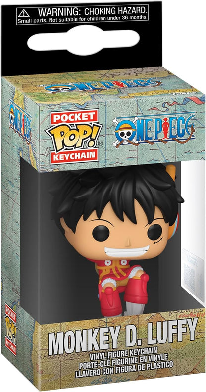 Funko Pop! Keychain: One Piece 1- Monkey D. Luffy - (Egghead) Novelty Keyring - Collectable Mini Figure - Stocking Filler - Gift Idea - Official Merchandise - Anime Fans - Backpack Decor