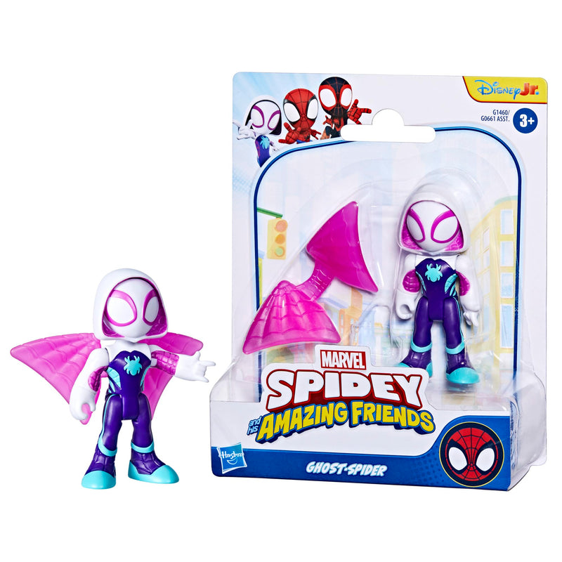 SPIDEY AND HIS AMAZING FRIENDS Marvel Ghost-Spider Toy with Accessory, Purple