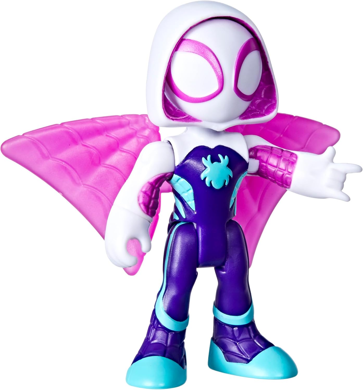 SPIDEY AND HIS AMAZING FRIENDS Marvel Ghost-Spider Toy with Accessory, Purple