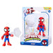 SPIDEY AND HIS AMAZING FRIENDS Marvel Spidey Toy with Accessory, Rot, Blau, Grün