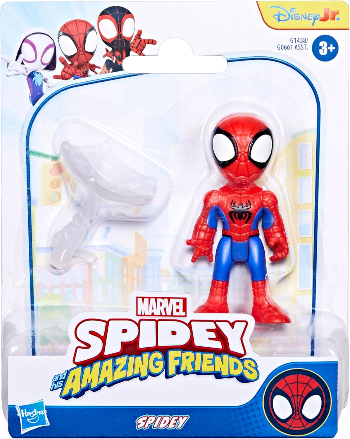 SPIDEY AND HIS AMAZING FRIENDS Marvel Spidey Toy with Accessory, Rot, Blau, Grün