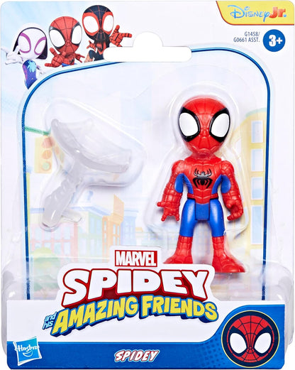 SPIDEY AND HIS AMAZING FRIENDS Marvel Spidey Toy with Accessory, Rot, Blau, Grün