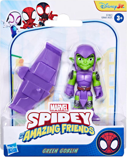 SPIDEY AND HIS AMAZING FRIENDS Marvel Green Goblin Toy with Accessory