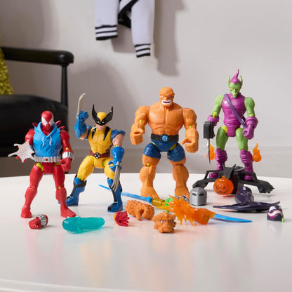 MixMashers Marvel Green Goblin Custom Spider-Man Mix-And-Match Deluxe Action Figure & Accessories, 12-cm-scale (5 inch) Super Hero Toys, Ages 4+