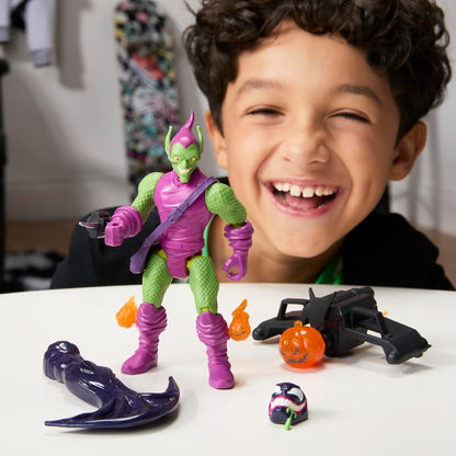 MixMashers Marvel Green Goblin Custom Spider-Man Mix-And-Match Deluxe Action Figure & Accessories, 12-cm-scale (5 inch) Super Hero Toys, Ages 4+