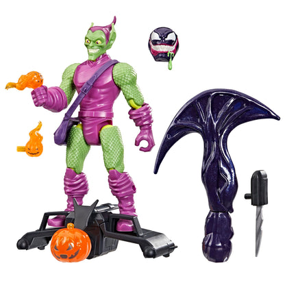 MixMashers Marvel Green Goblin Custom Spider-Man Mix-And-Match Deluxe Action Figure & Accessories, 12-cm-scale (5 inch) Super Hero Toys, Ages 4+