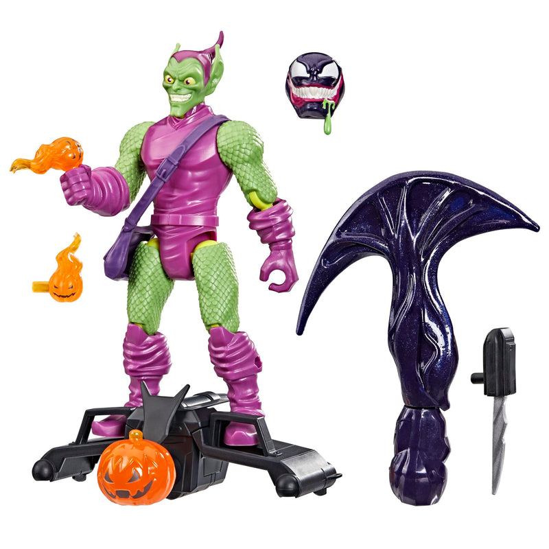 MixMashers Marvel Green Goblin Custom Spider-Man Mix-And-Match Deluxe Action Figure & Accessories, 12-cm-scale (5 inch) Super Hero Toys, Ages 4+
