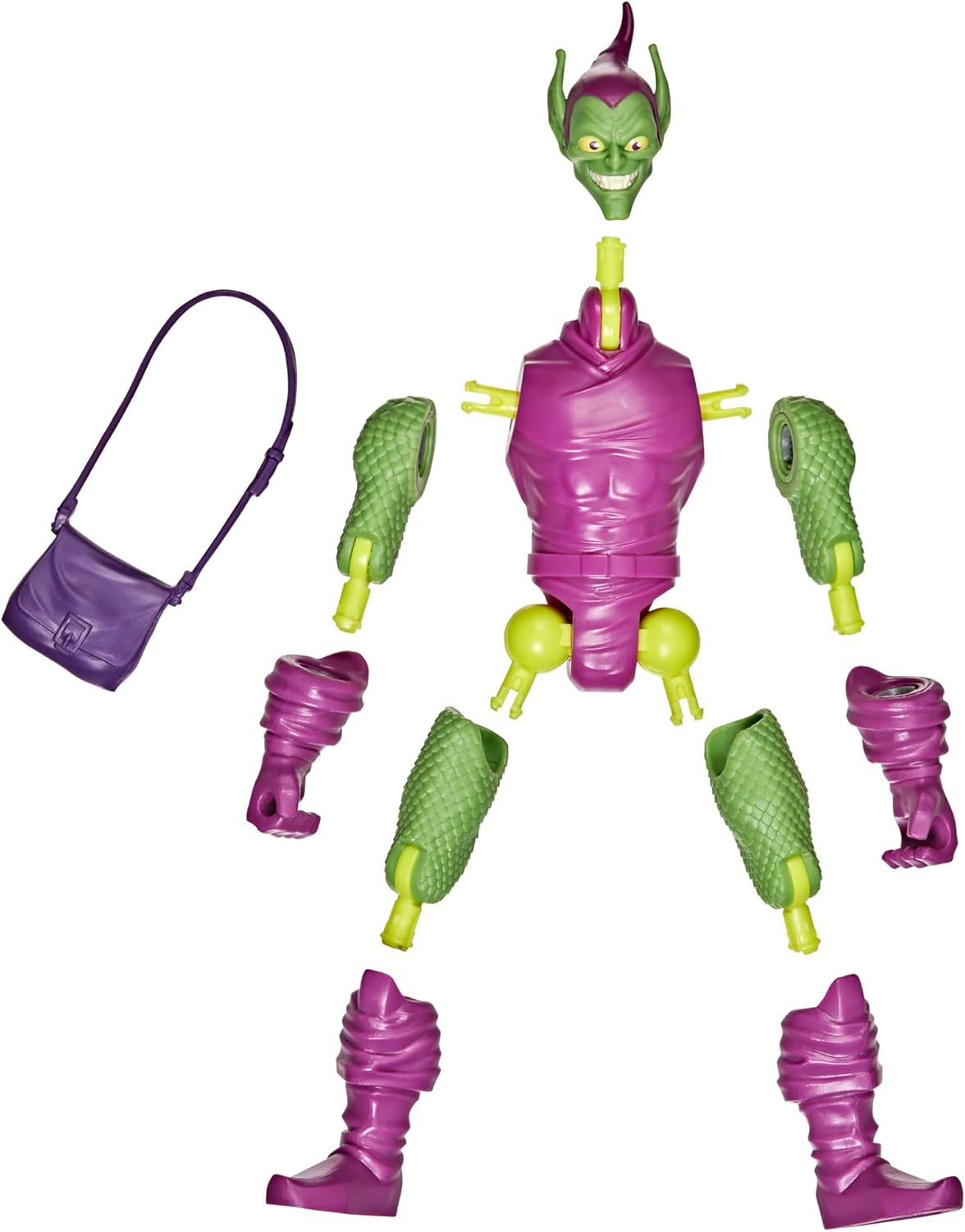 MixMashers Marvel Green Goblin Custom Spider-Man Mix-And-Match Deluxe Action Figure & Accessories, 12-cm-scale (5 inch) Super Hero Toys, Ages 4+
