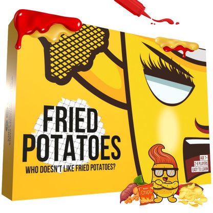 Fried Potatoes: Original Edition – Fast-Paced Card Game | 2-6 Players | Ages 7+ | 20-40 Min | Strategy & Replayable Fun for Friends & Family Game Nights