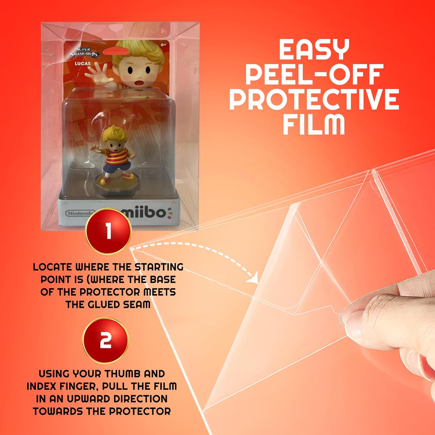 EVORETRO Display Case Protector compatible with Larger Single Standard Nintendo Ambo