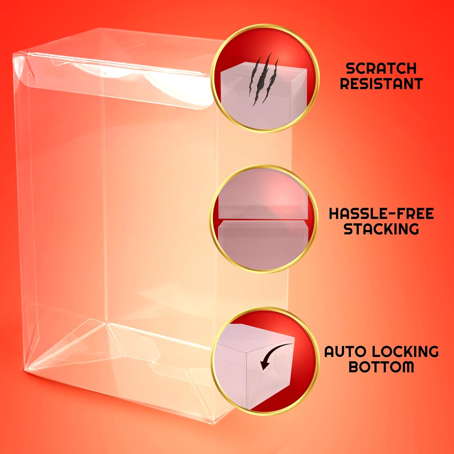 EVORETRO Display Case Protector compatible with Larger Single Standard Nintendo Ambo
