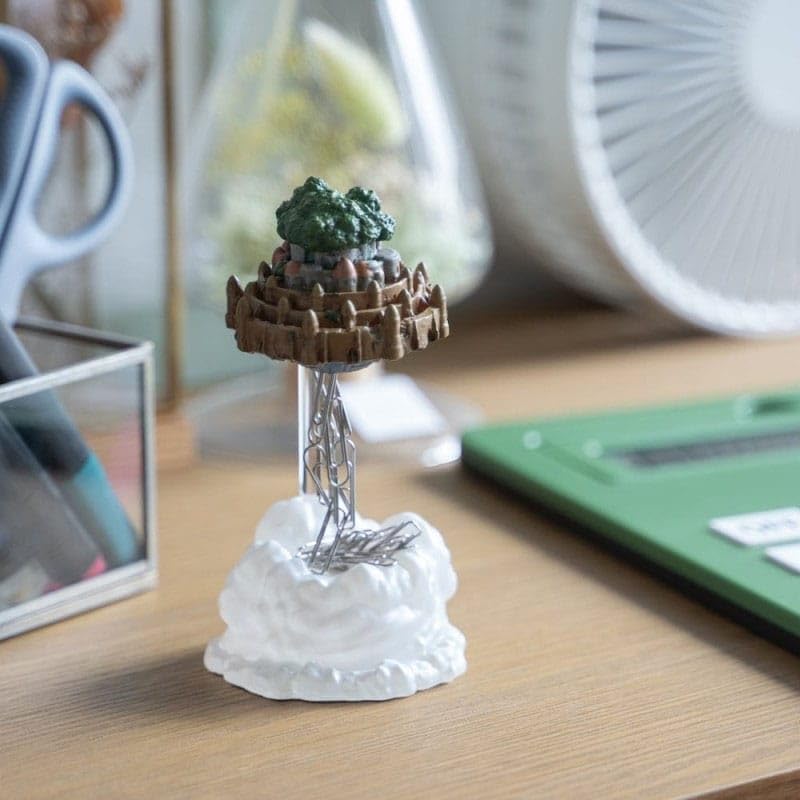 Studio Ghibli Laputa Castle in the Sky Magnetic Desk Organiser Clip Holder Ghibli Desk Decor – Stationery Storage Gift for Office & Anime Fans