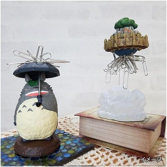 Studio Ghibli Laputa Castle in the Sky Magnetic Desk Organiser Clip Holder Ghibli Desk Decor – Stationery Storage Gift for Office & Anime Fans