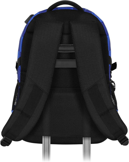 Sega-Sonic Sight-Plus Running Backpack, Blue, 34 x 46 cm, Capacity 32 L