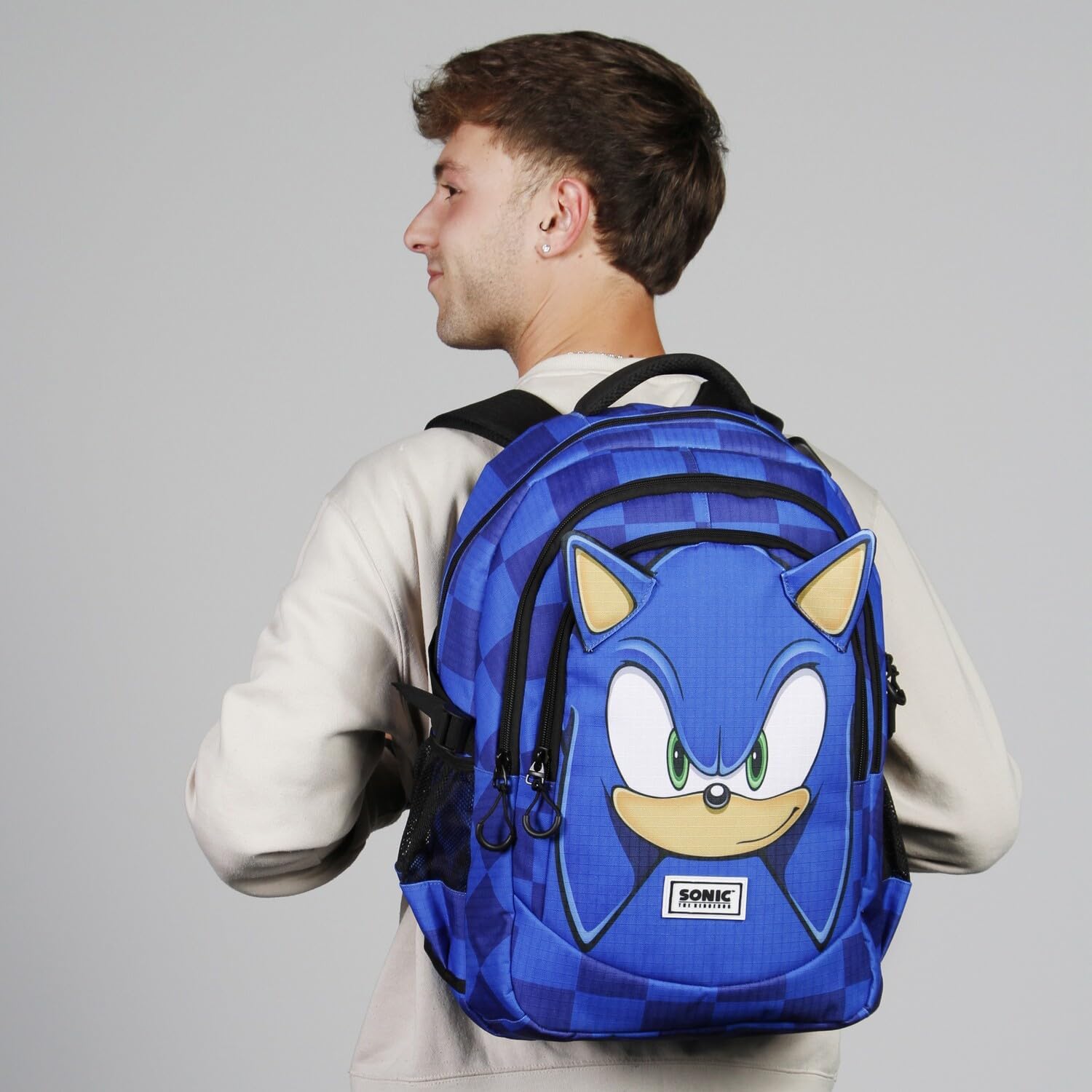 Sega-Sonic Sight-Plus Running Backpack, Blue, 34 x 46 cm, Capacity 32 L