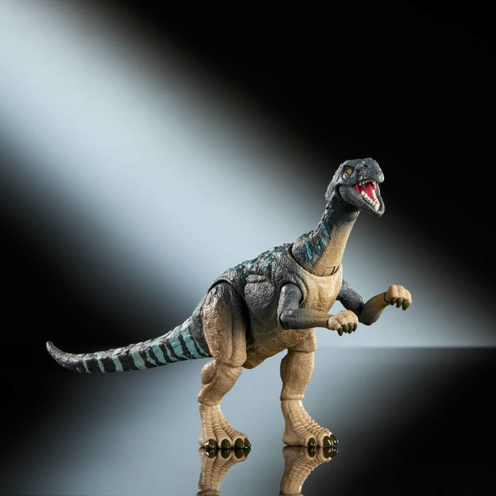 Mattel Jurassic World Hammond Collection Dinosaur Action Figure Mussaurus, Premium Design with Realistic Eyes, 15 Articulated Joints & Extra Feet, JKM89