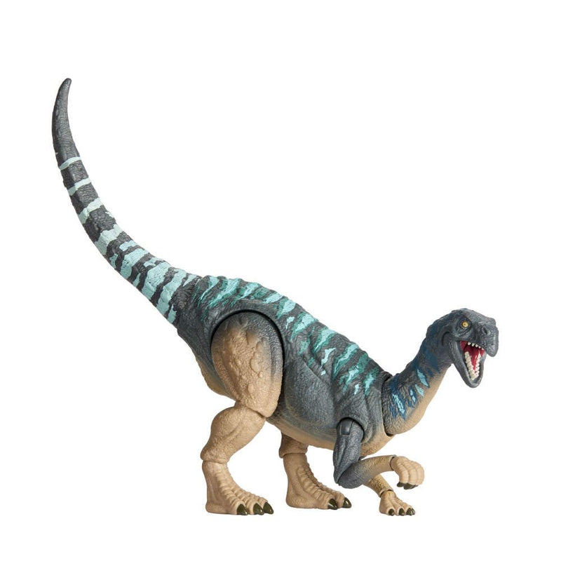 Mattel Jurassic World Hammond Collection Dinosaur Action Figure Mussaurus, Premium Design with Realistic Eyes, 15 Articulated Joints & Extra Feet, JKM89