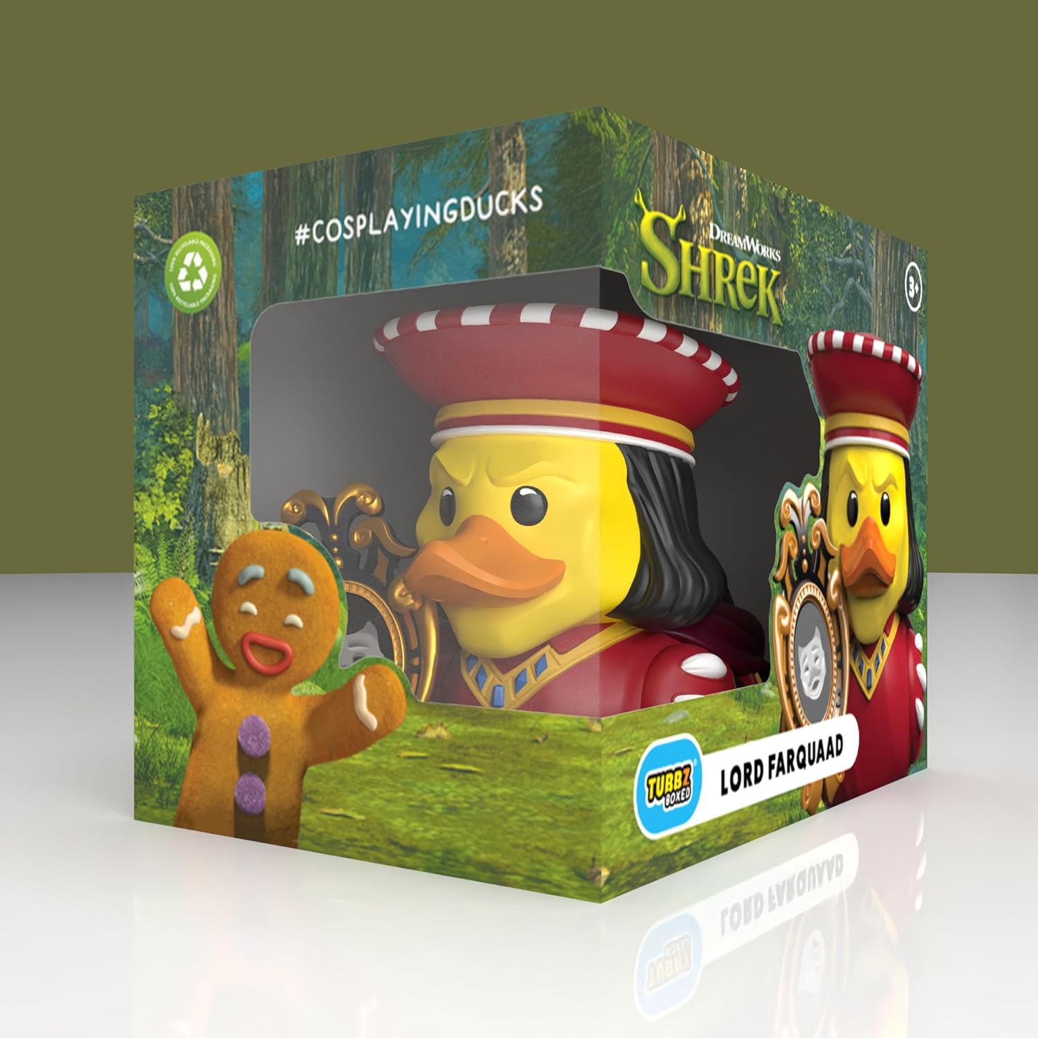 TUBBZ Boxed Edition: Shrek - Lord Farquaad Cosplaying Rubber Duck Vinyl Figure