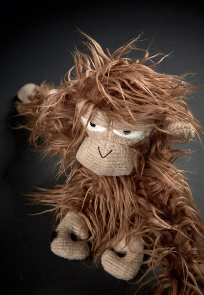 sigikid 39697 AFFE Chimp Jump, BeastsTown knuffeldier: verzamelen, geven, spelen, knuffelen, kinderen volwassenen, 3 tot 99 jaar, middenbruin//AFFE, 36 x 13 x 12 cm