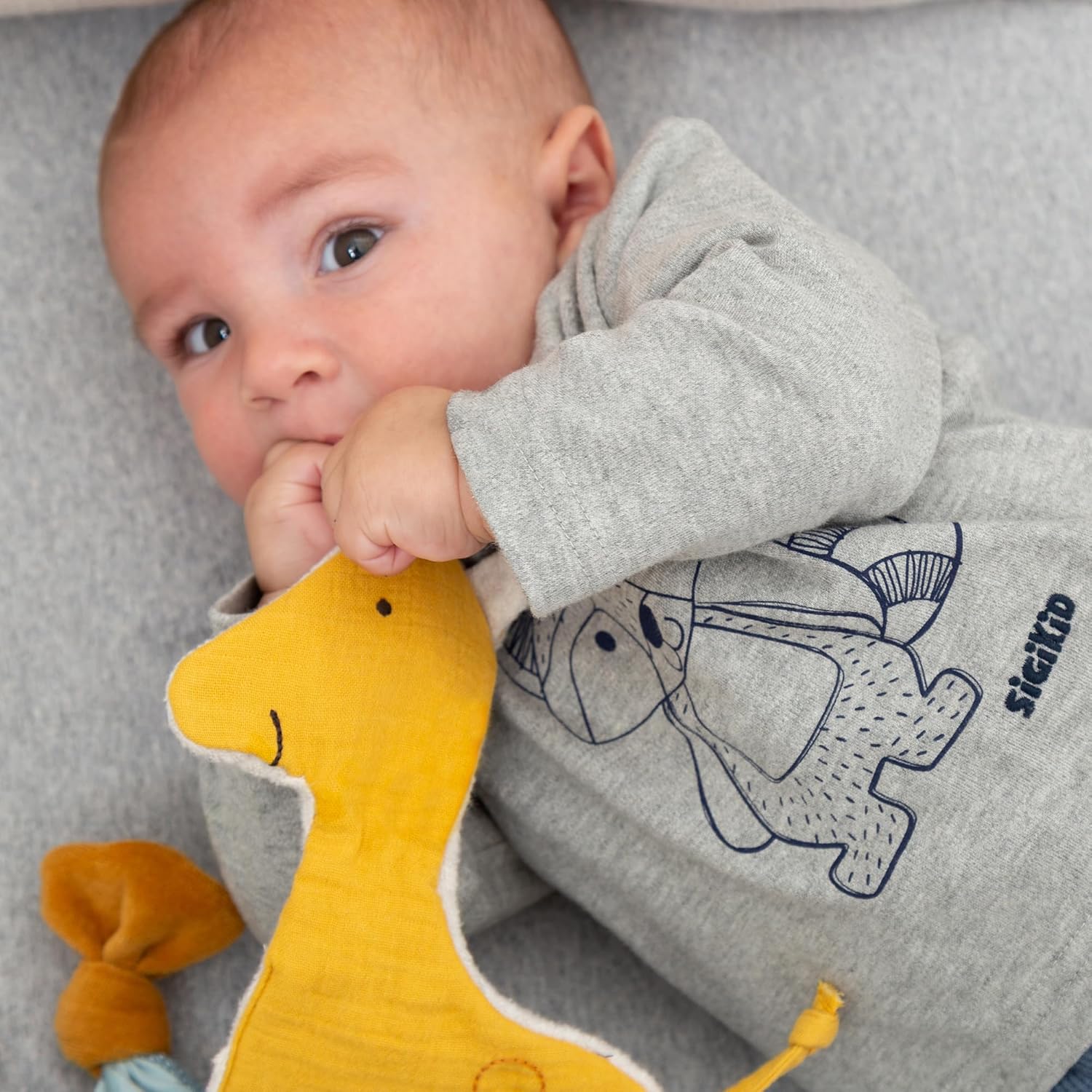 Knuffeldoek Muslin - Giraf