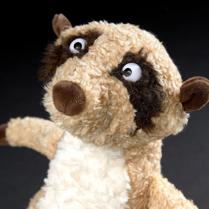 sigikid Pluche dier Muru Muru, BeastsTown voor kinderen en volwassenen, om te verzamelen, cadeau te geven, spelen, knuffelen, beige/wit/stokstaartjes