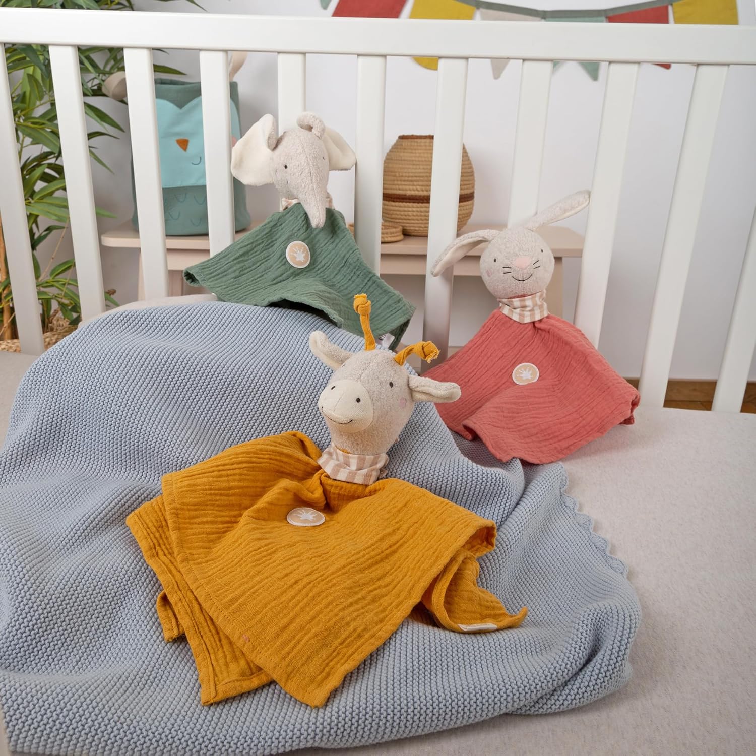 Knuffeldoek Muslin - Olifant