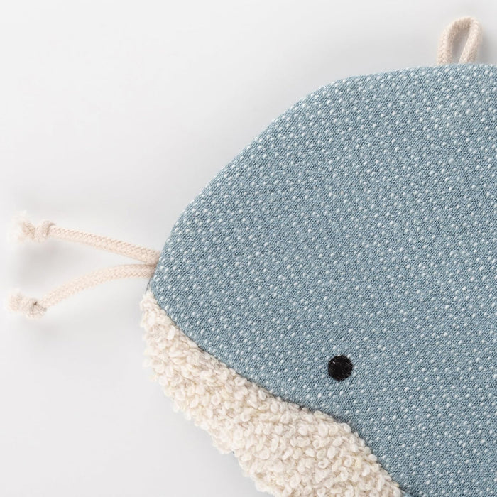 Knuffeldoek met Knisper - Walvis