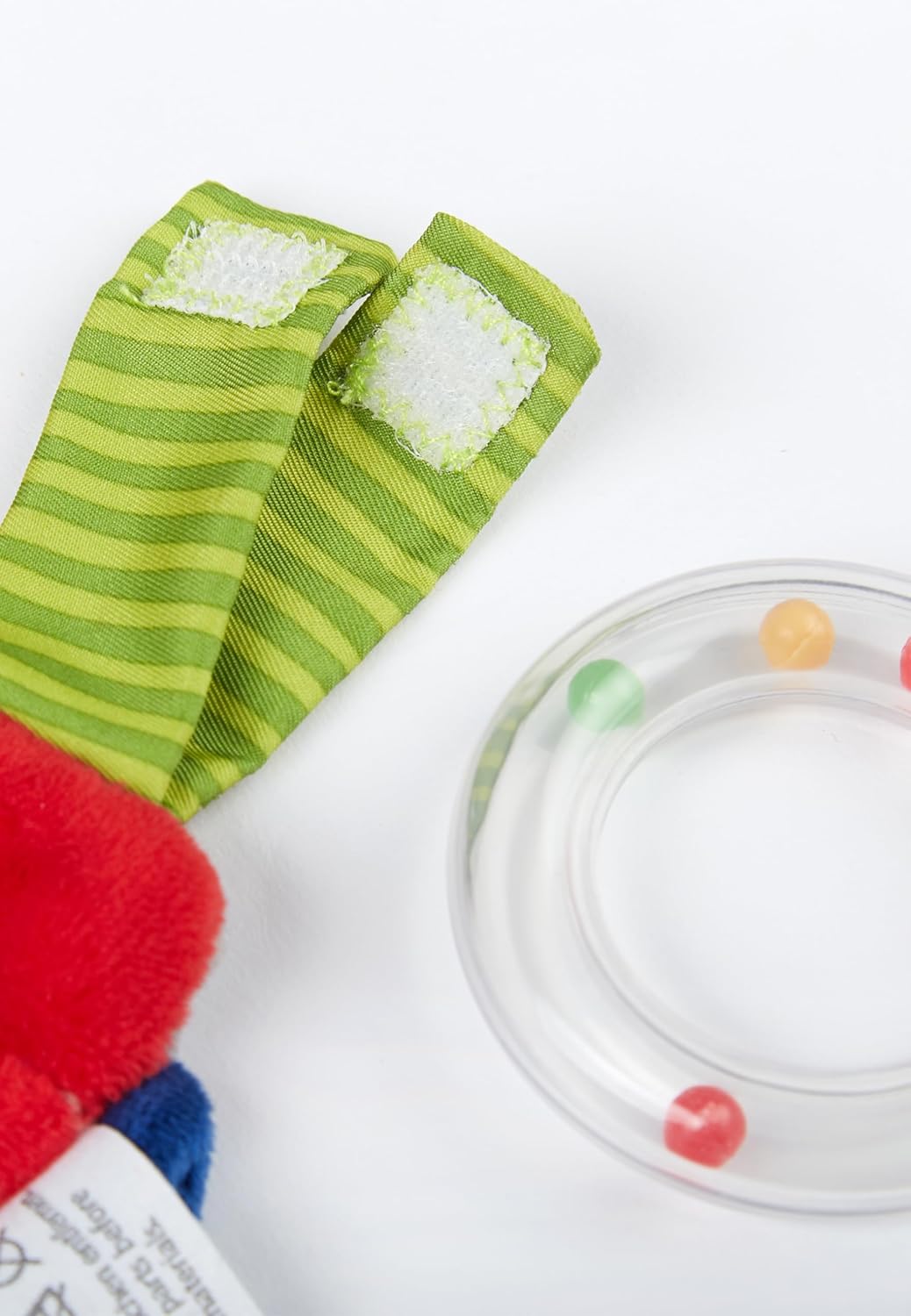 SIGIKID 42304 Aktiv-Knistertuch Feuerwehr PlayQ Mädchen und Jungen Babyspielzeug empfohlen ab Geburt rot, 1 Stück (1er Pack
