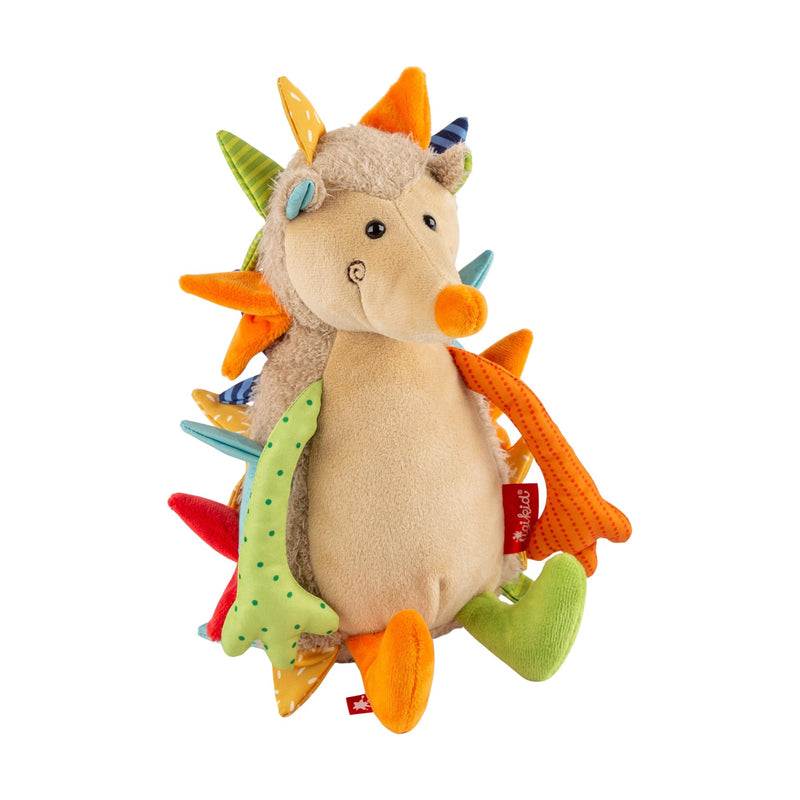 SIGIKID 42838 Knuffeldier, egel, patchwork, knuffeldier om te spelen en te knuffelen, van zachte materiaalmix, voor baby's en kinderen, jongens en meisjes van 0 maanden tot 8 jaar, meerkleurig, egel