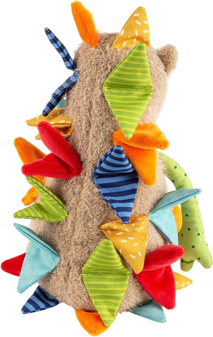 SIGIKID 42838 Knuffeldier, egel, patchwork, knuffeldier om te spelen en te knuffelen, van zachte materiaalmix, voor baby's en kinderen, jongens en meisjes van 0 maanden tot 8 jaar, meerkleurig, egel