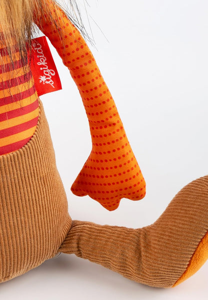 SIGIKID 42844 Knuffeldier, leeuw, patchwork, knuffeldier om te spelen en te knuffelen, van zachte materiaalmix, voor baby's en kinderen, jongens en meisjes van 0 maanden tot 8 jaar, meerkleurig