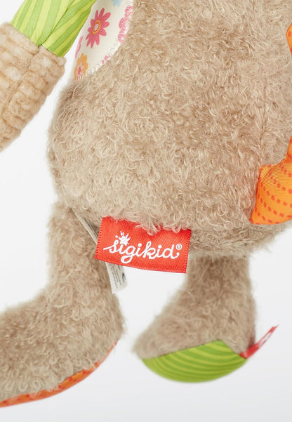 SIGIKID 42845 Knuffeldier, hond, patchwork, knuffeldier om te spelen en te knuffelen, van zachte materiaalmix, voor baby's en kinderen, jongens en meisjes van 0 maanden tot 8 jaar, meerkleurig, hond