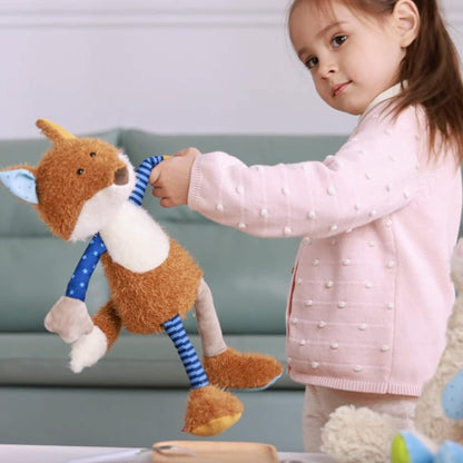 SIGIKID 42849 Stofftier Fuchs Patchwork Sweety Kuscheltier zum Spielen & Schmusen aus weichem Materialmix für Babys und Kinder, Jungen und Mädchen von 0 Monaten bis 8 Jahren Mehrfarbig/Fuchs 39 cm