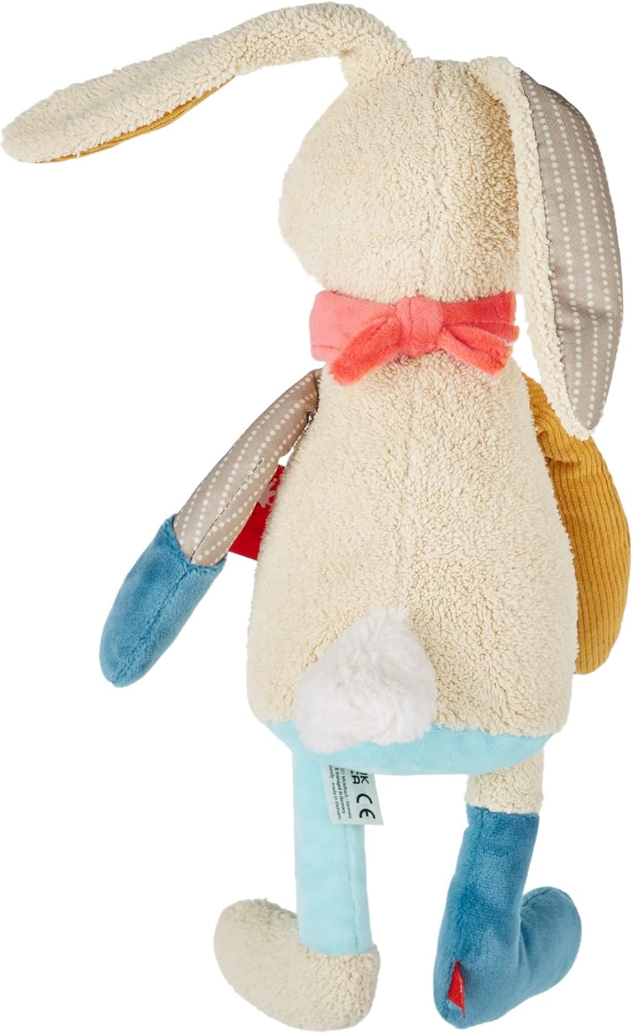 SIGIKID 42851 Knuffeldier, haas, patchwork, knuffeldier om te spelen en te knuffelen, van zachte materiaalmix, voor baby's en kinderen, jongens en meisjes van 0 maanden tot 8 jaar, meerkleurig, haas