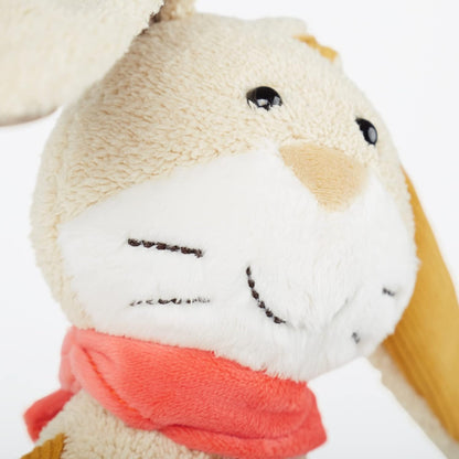 SIGIKID 42851 Knuffeldier, haas, patchwork, knuffeldier om te spelen en te knuffelen, van zachte materiaalmix, voor baby's en kinderen, jongens en meisjes van 0 maanden tot 8 jaar, meerkleurig, haas