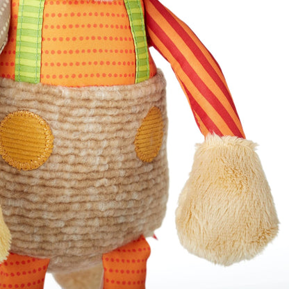 SIGIKID 42852 Knuffeldier, tijger, patchwork, knuffeldier om te spelen en te knuffelen, van zachte materiaalmix, voor baby's en kinderen, jongens en meisjes van 0 maanden tot 8 jaar, meerkleurig