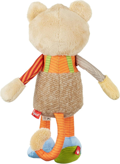 SIGIKID 42852 Knuffeldier, tijger, patchwork, knuffeldier om te spelen en te knuffelen, van zachte materiaalmix, voor baby's en kinderen, jongens en meisjes van 0 maanden tot 8 jaar, meerkleurig