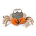 sigikid 43213 Beasts by knuffeldieren met persoonlijkheid, pluche dier, grijs/beige/oranje/kreeft