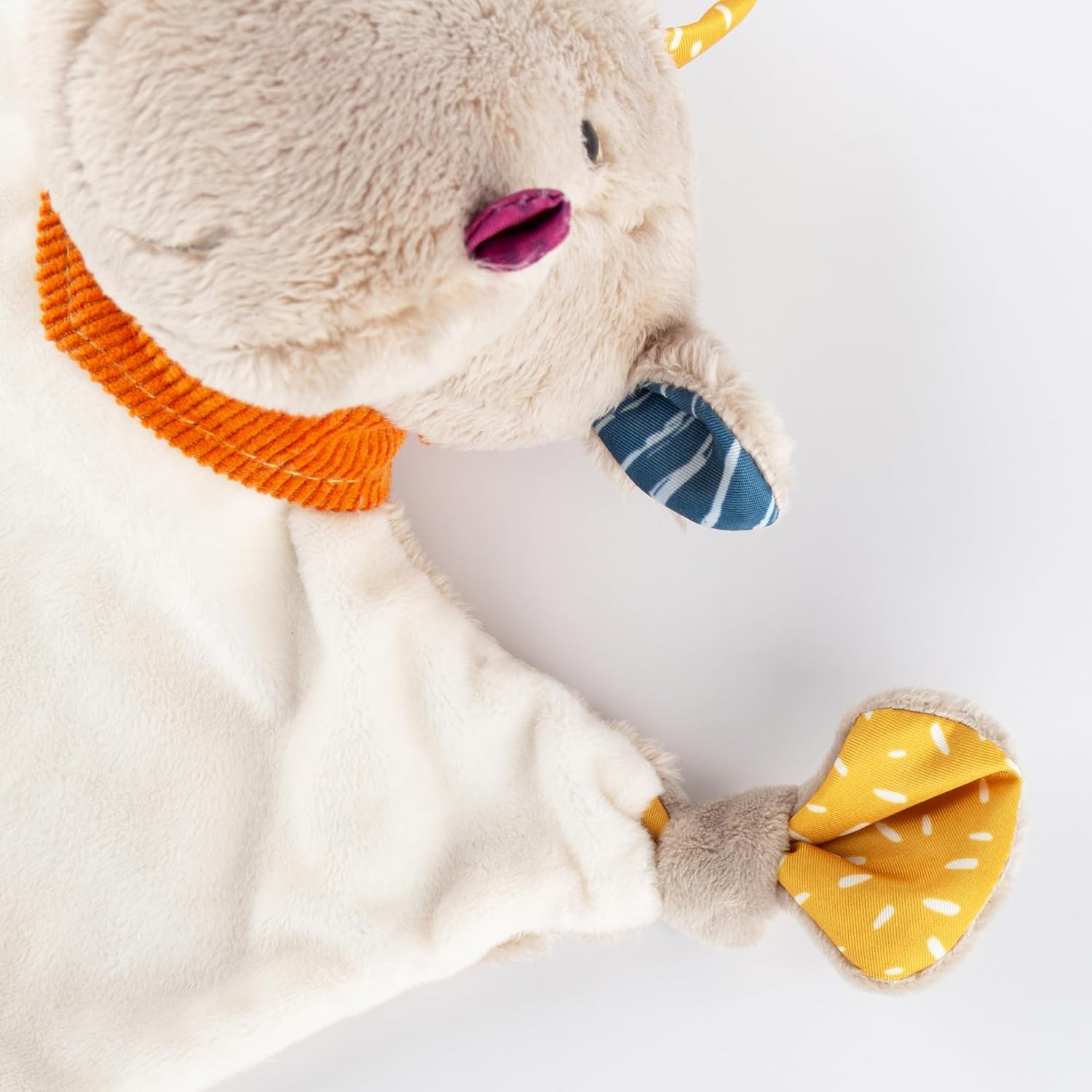 Sigikid Schnuffeltuch Drache grau Baby Schmusetuch - Spielzeug Stofftier Kuscheltier – Stofftuch für Neugeborene - Plüschtier zum Trösten für Babys und Kleinkinder ab Geburt geeignet